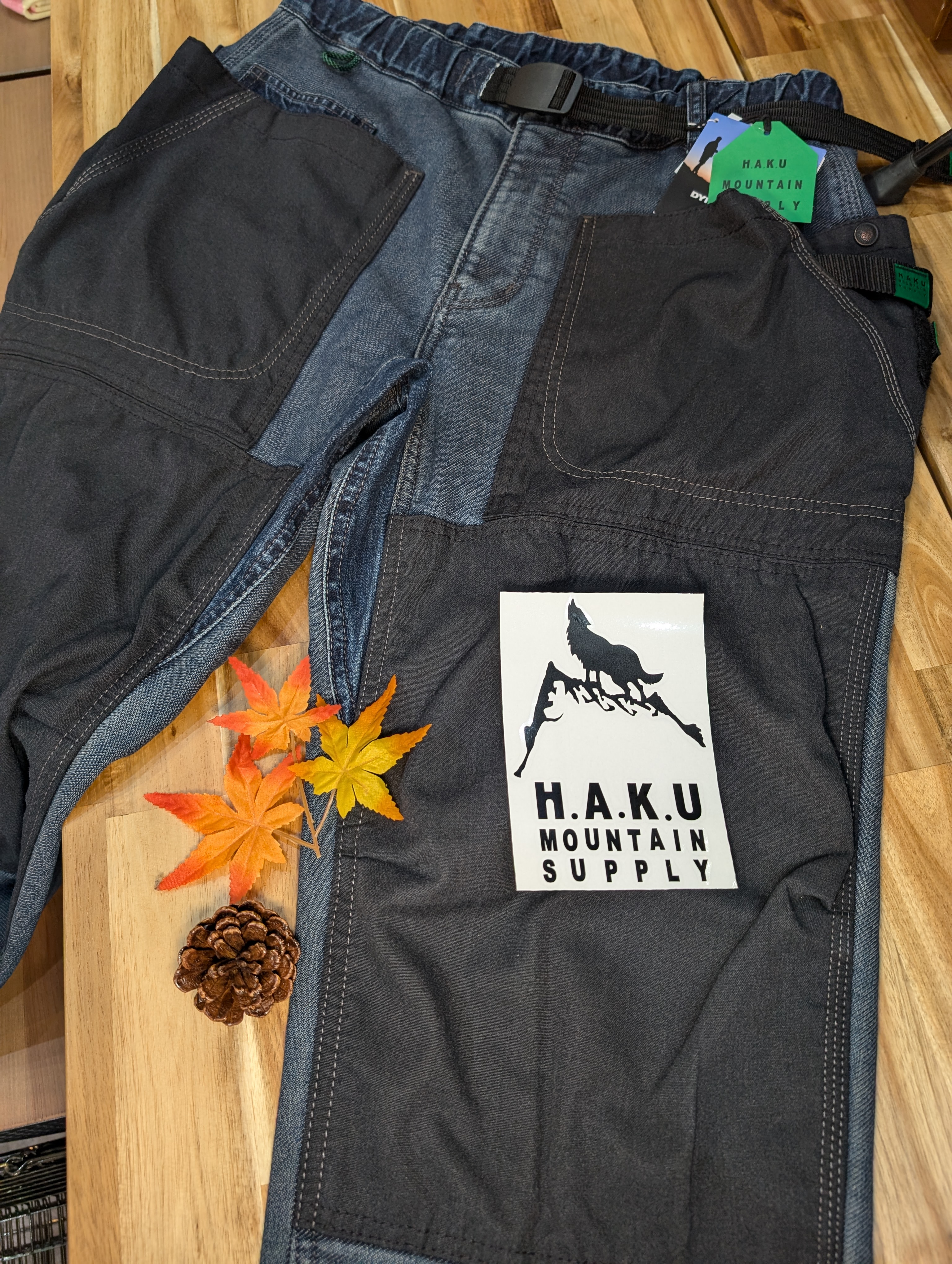 H.A.K.U HK-T121 ウィンターチルストレートデニム WINTER CHILL STRAIGHT DENIM アウトドアパンツ 裏起毛 冬 デニム