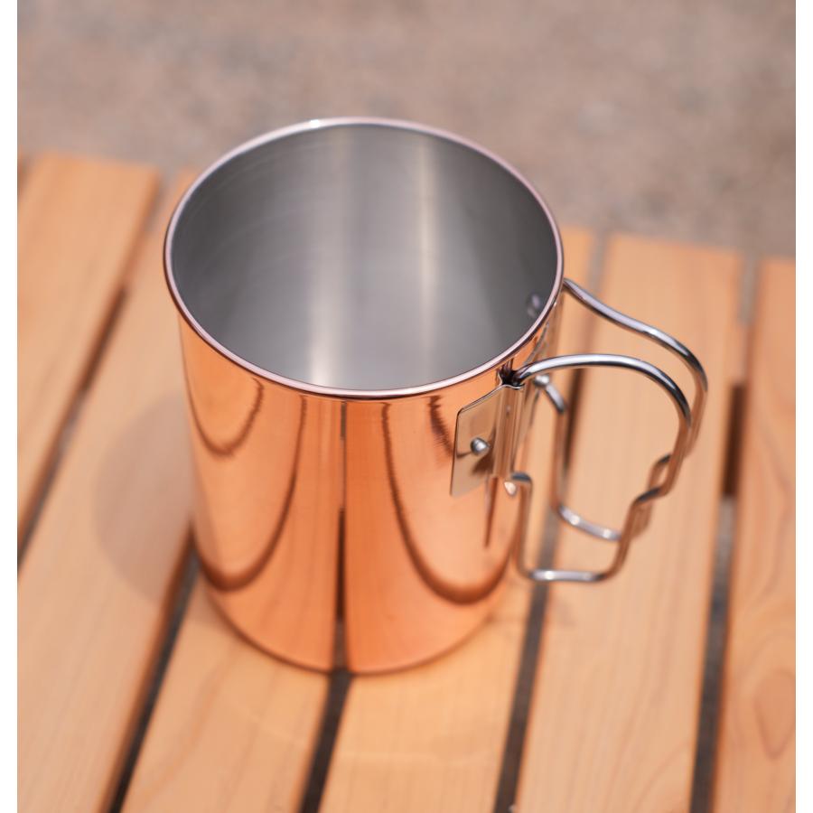 CAMPSWAMP × kassai. 銅製 クッカー マグカップ Copper Cooker MagCup コッパー マグ チタンハンドル 国産 カッサイ ガレージブランド